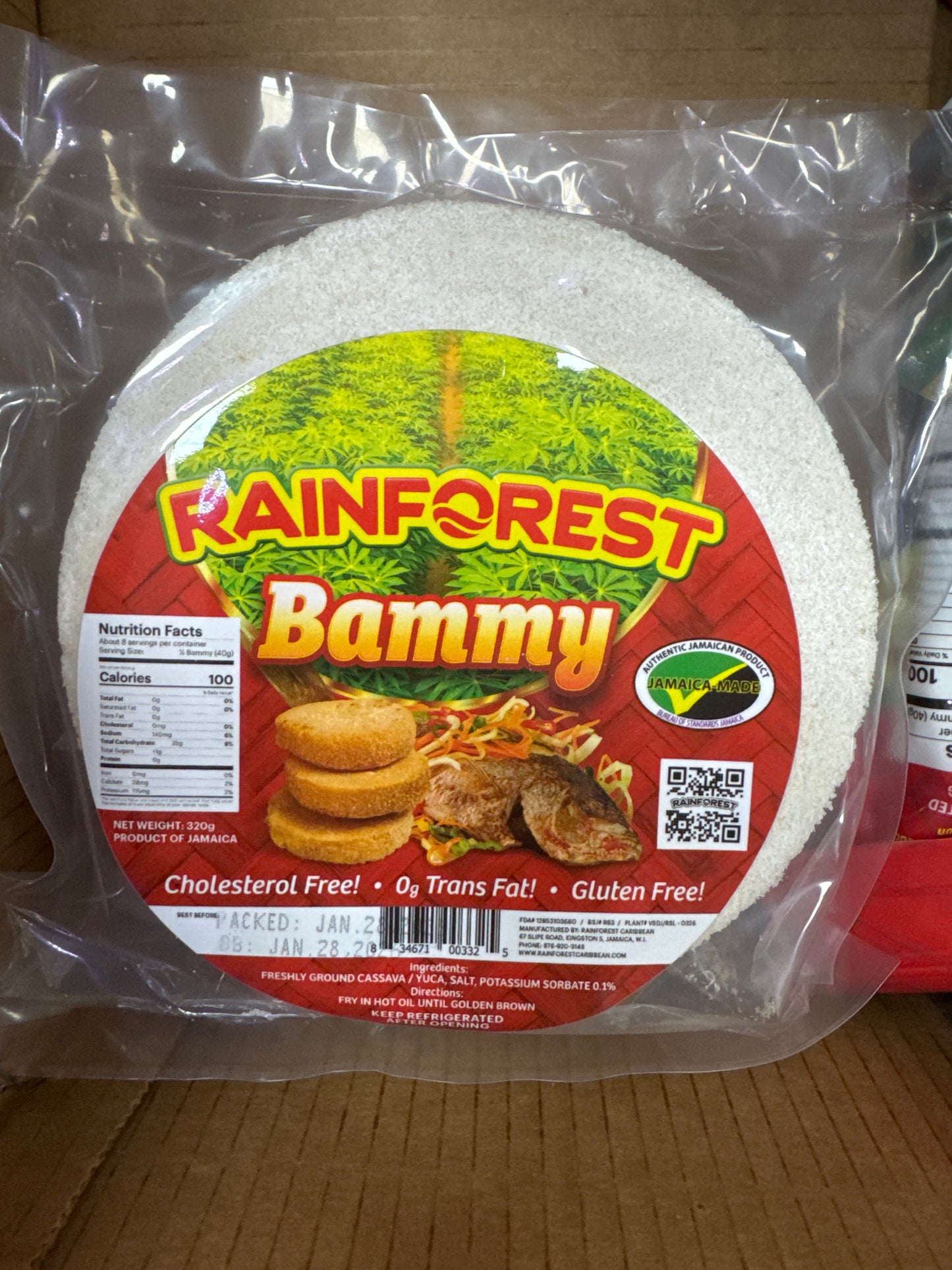 Rainforest Jamaican Bammy 2 Pack