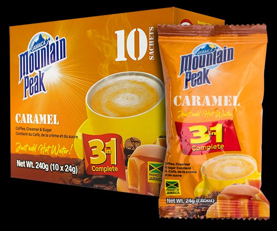 Jamaican Mountain Peak Caramel 3 in 1 (10 sachets)