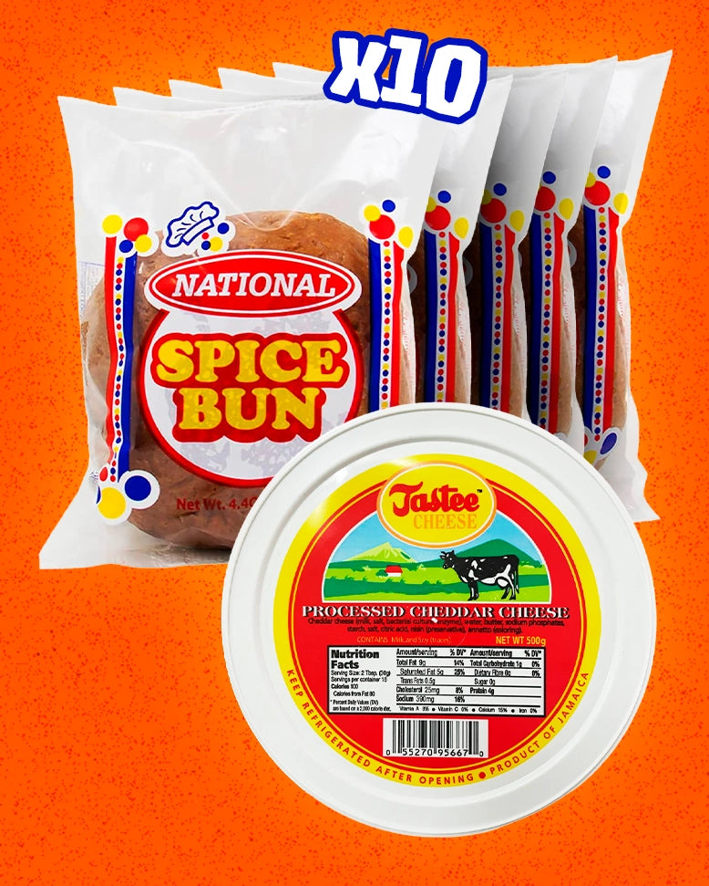 Mini Penny Bun Pack β 10 National Penny Buns & Cheese (500g)