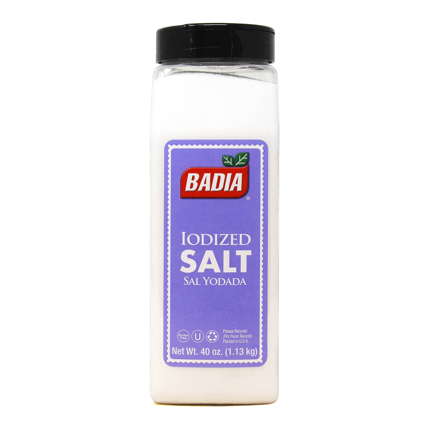 Badia Iodized Salt/Sal Yodada (40oz) 1.13kg