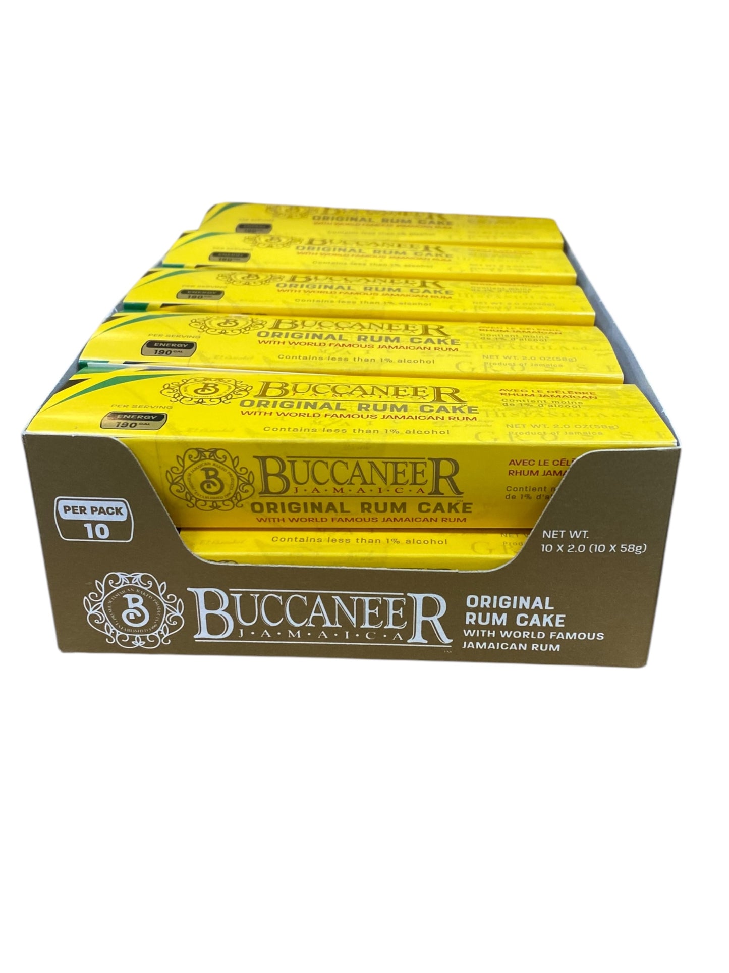 Buccaneer Original Rum Cake 10 Pack