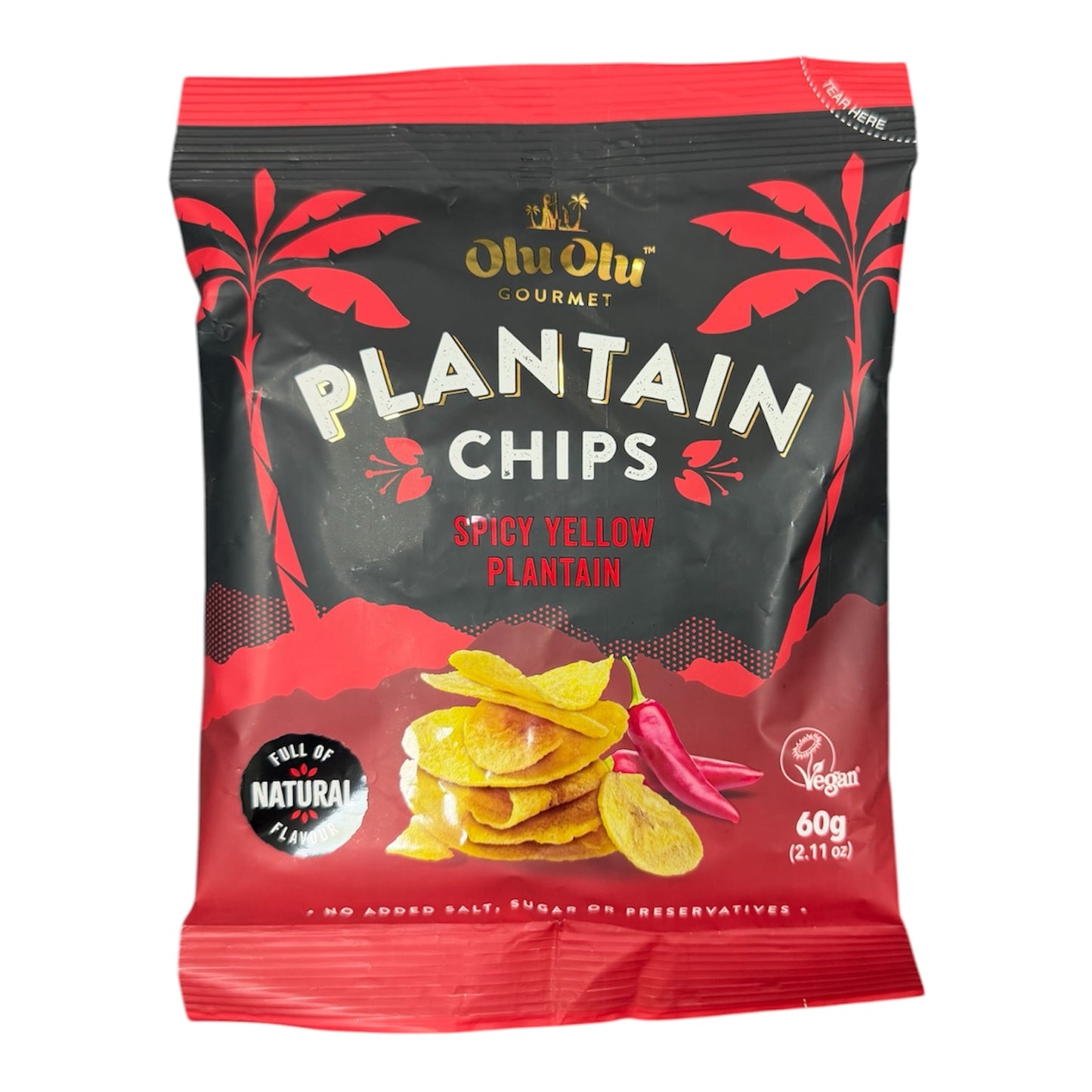 Olu Olu Yellow Plantain Chips With Chilli