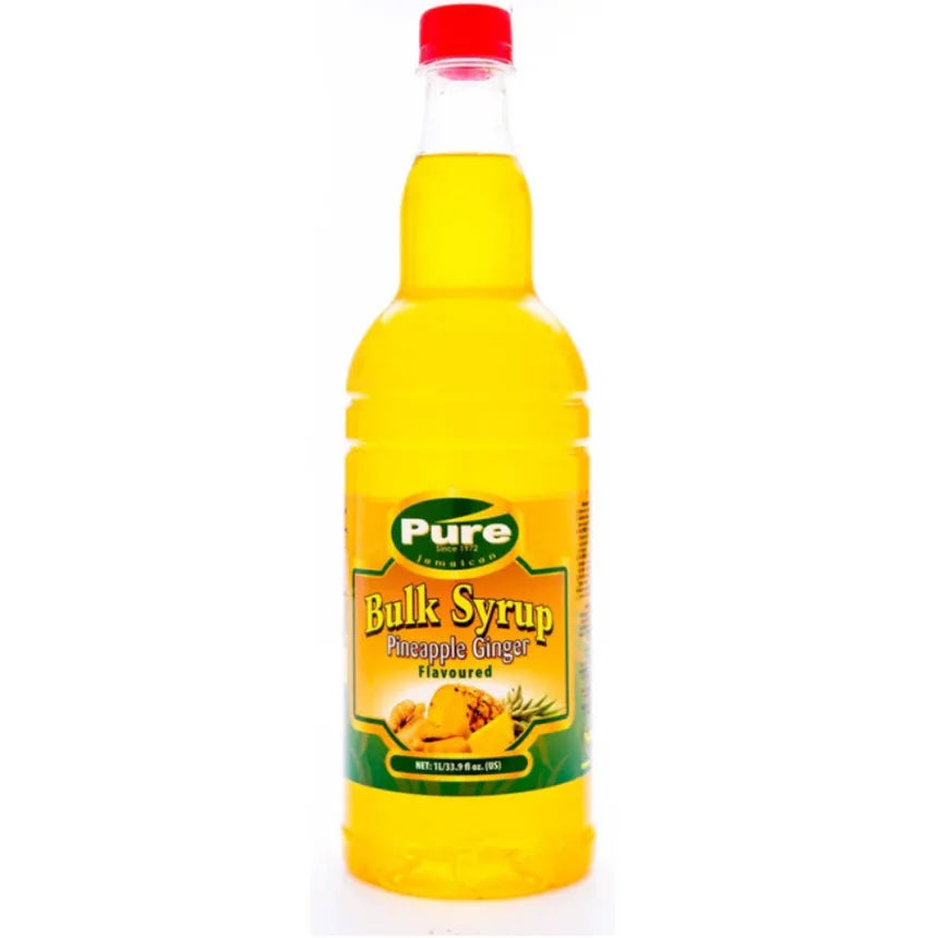Pure Foods Pineapple Ginger Bulk Syrup 1 Litre