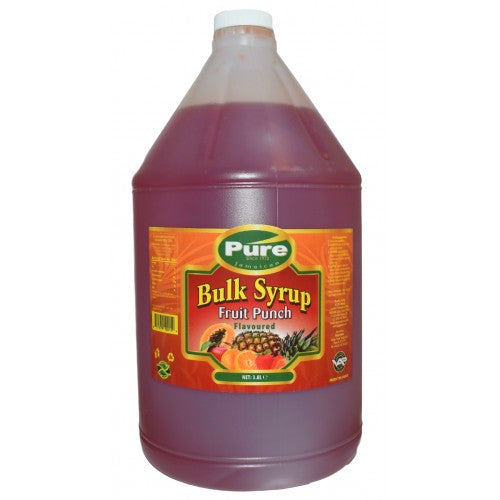 Pure Foods Bulk Syrup Fruit Punch 3.8l