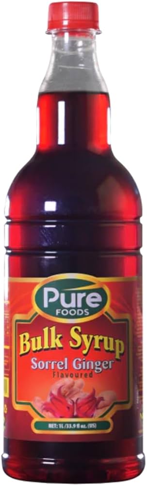 Pure Foods Sorrel Ginger Bulk Syrup
