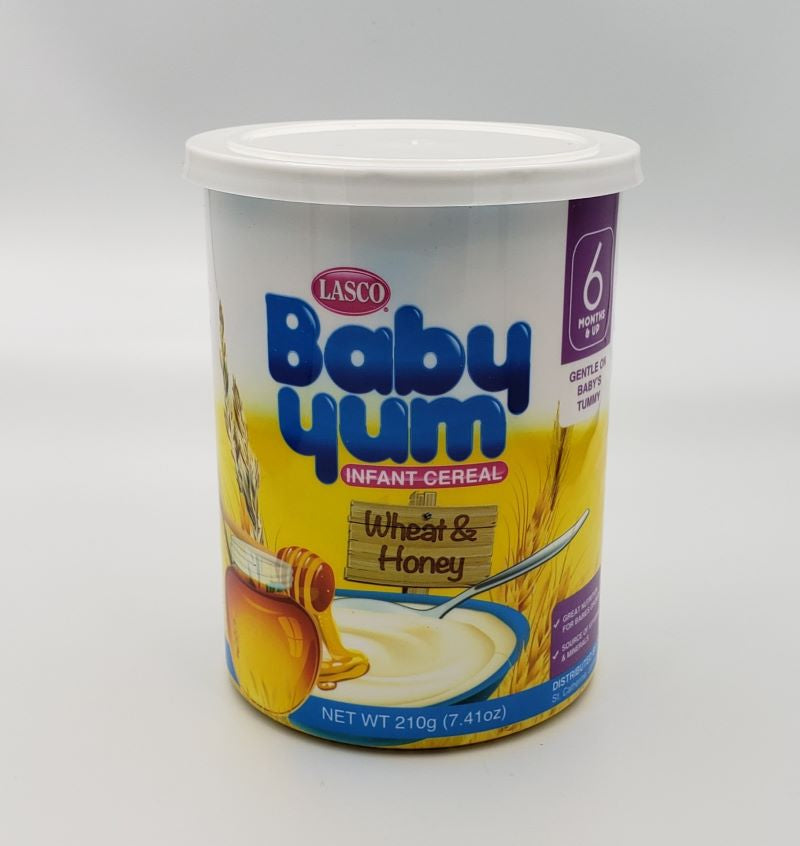 Lasco Baby Yum Infant Cereal Wheat & Honey 6 Months
