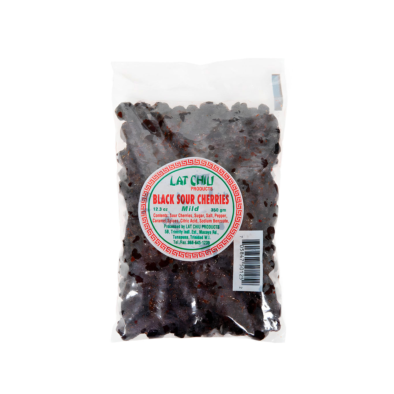 Lat Chiu Preserved Black Sour Cherries Mild 350g