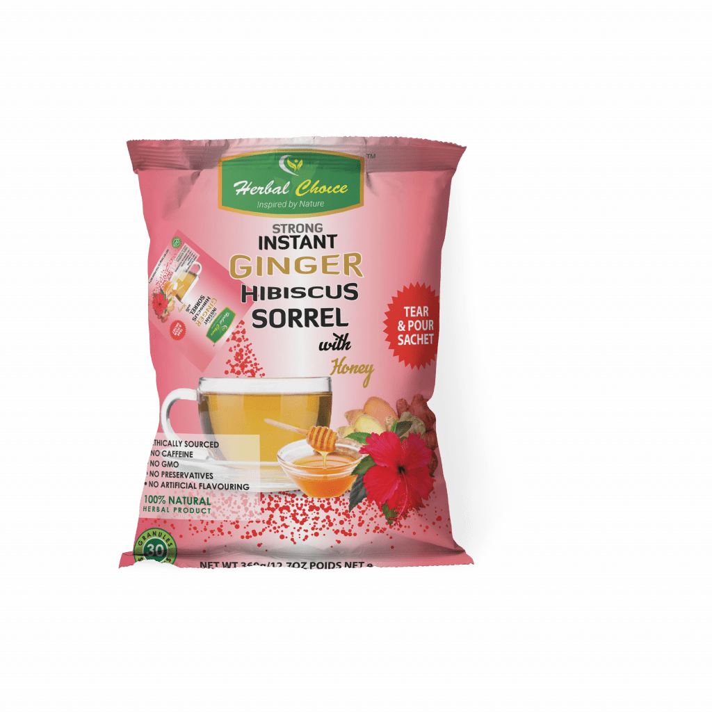 Herbal Choice Strong Instant Ginger Hibiscus Sorrel With Honey 360g
