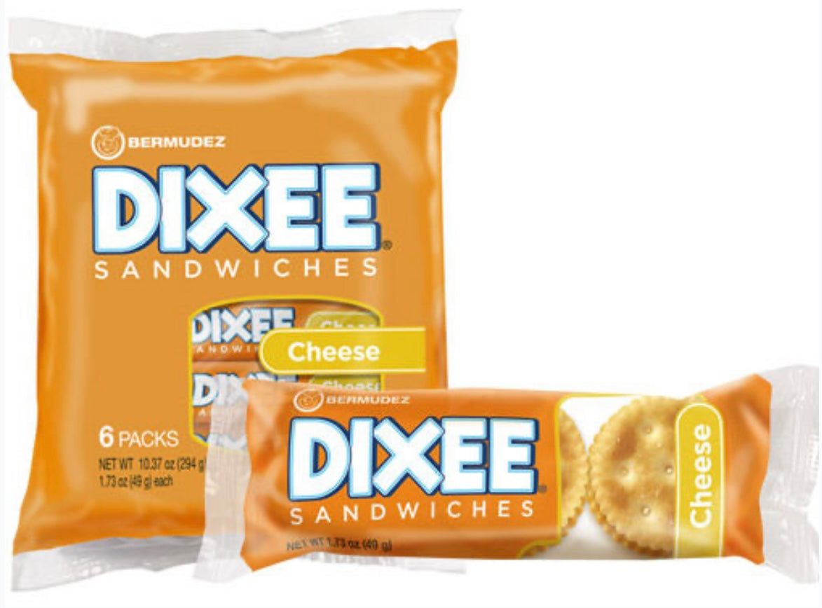 Berudez Dixee Sandwich Biscuits Cheese (6 Pack)