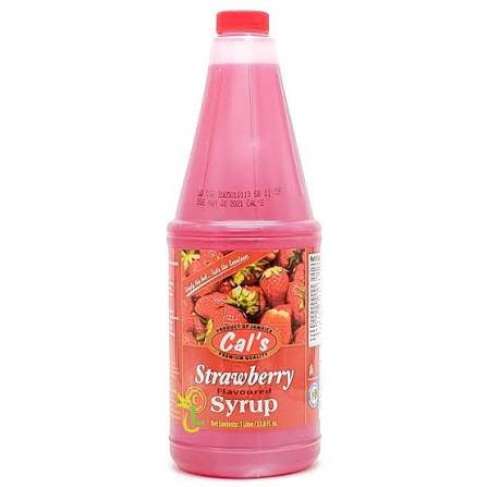 Cals Strawberry Syrup 1 Litre