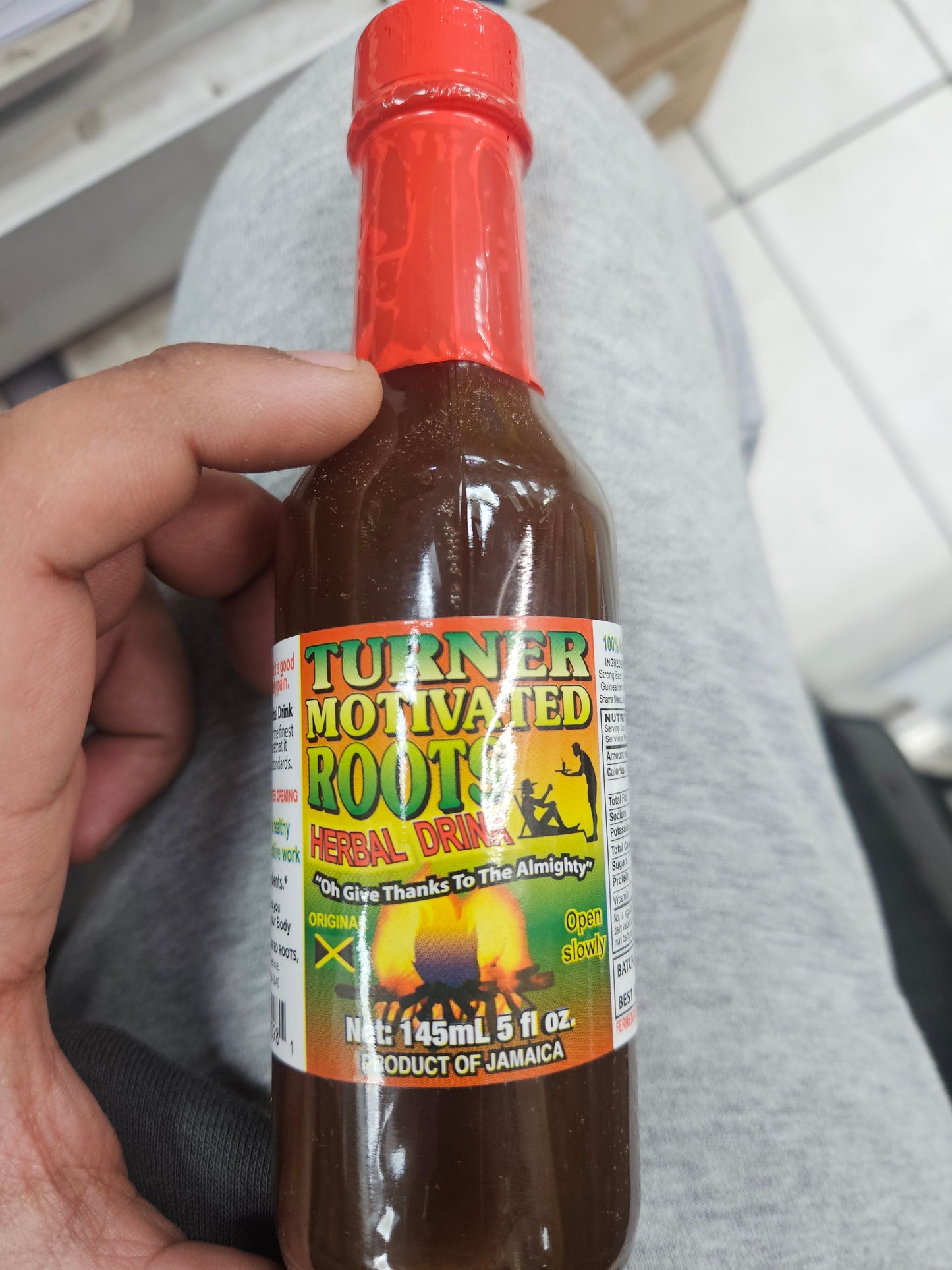 Turned Motivated Roots Herbal Drink