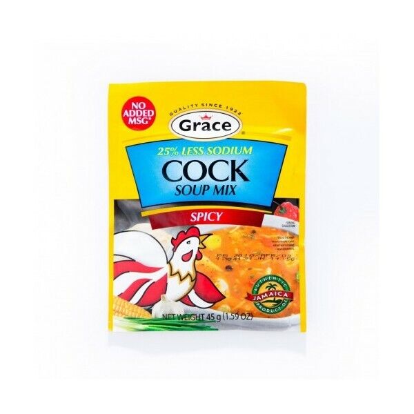 Grace Cock Flavoured Soup Mix Spicy Less Sodium