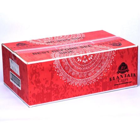 Olu Olu Yellow Plantain Chips with Chilli 60g (Pack of 24)