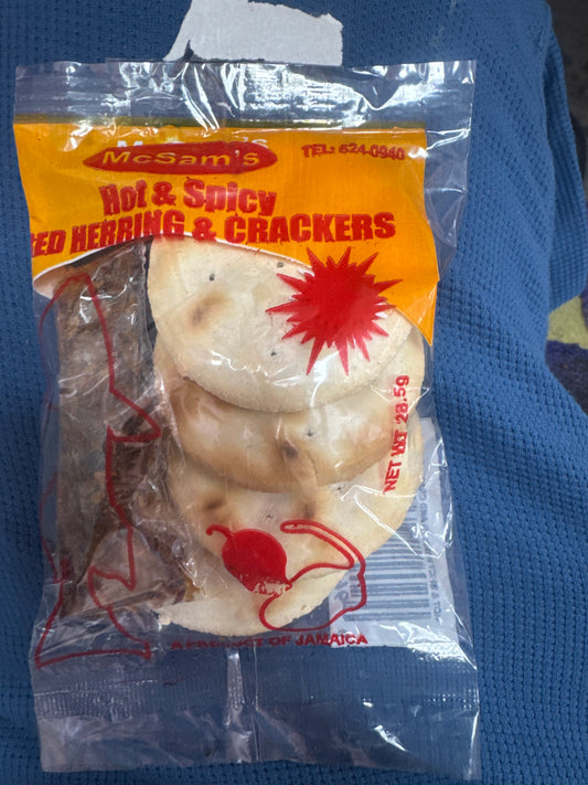 Mcsams Hot & Spicy Red Herring & Crackers 28.5g