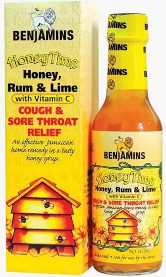 Benjamins Honey Rum And Lime Syrup 140ml