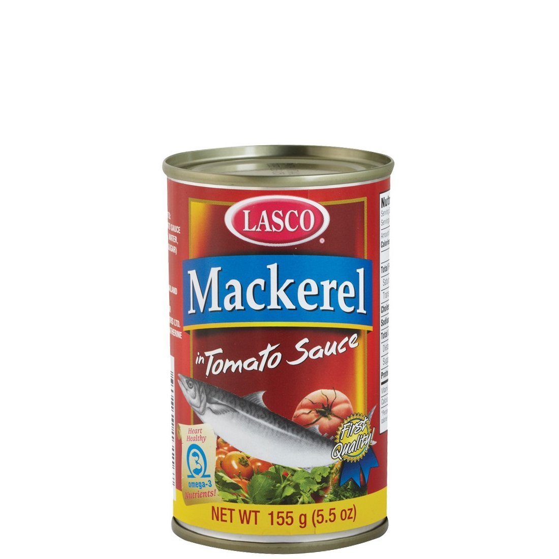 Lasco Mackerel In Tomato Sauce 155g (Jamaican Imported)