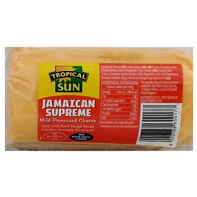 Tropical Sun Jamaican Mild Processed Cheese