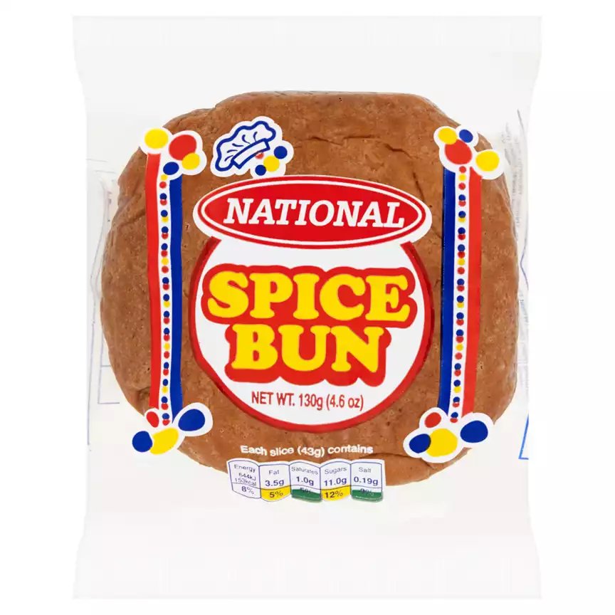 National Spice Bun 130g Pack Of 10