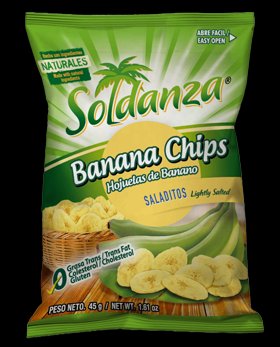 Soldanza Banana Chips Salted