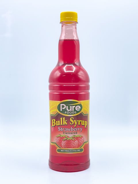 Pure Foods Strawberry Bulk Syrup