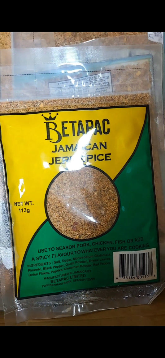 Betapac Jerk Spice 113g