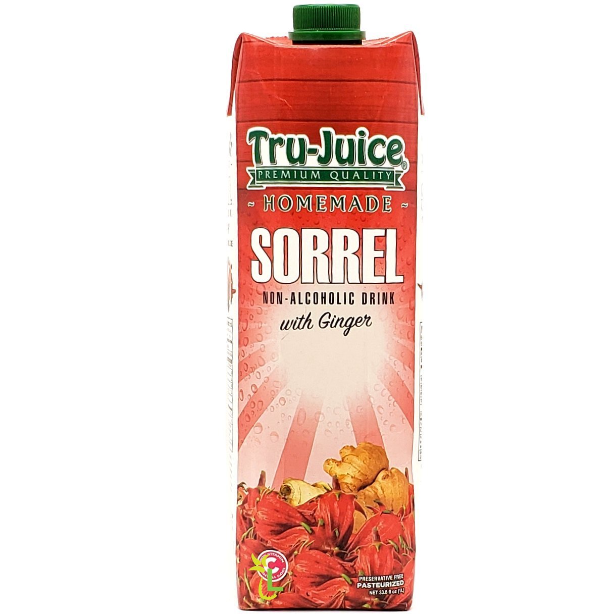 Tru-Juice Sorrel Non-Alcoholic Drink With Ginger 1Ltr