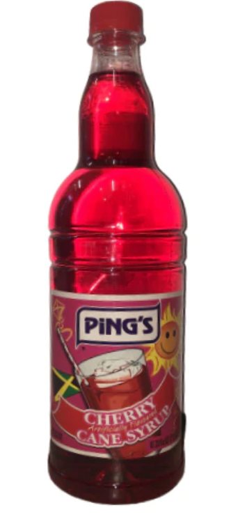 Ping’s Cherry Cane Syrup 1L