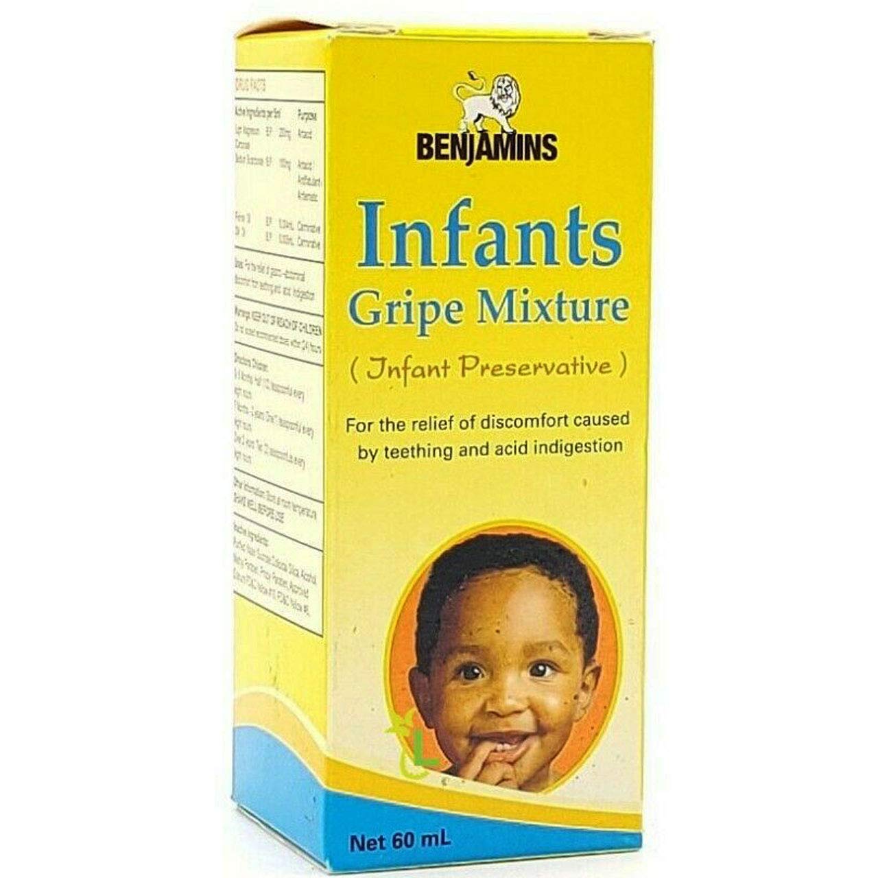 Benjamins Infants Gripe Mixture 60ml