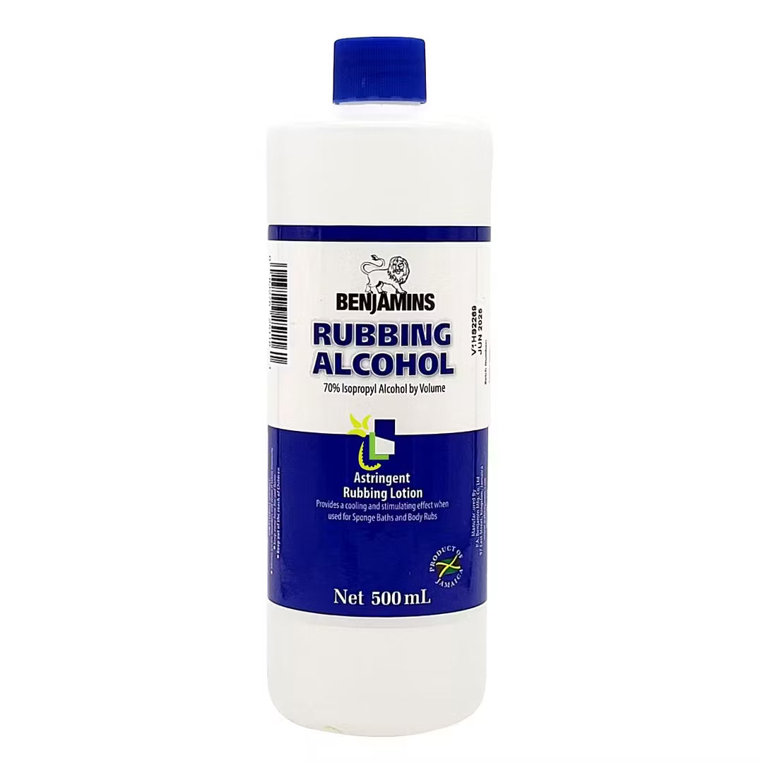 Benjamins Rubbing Alcohol 500ml