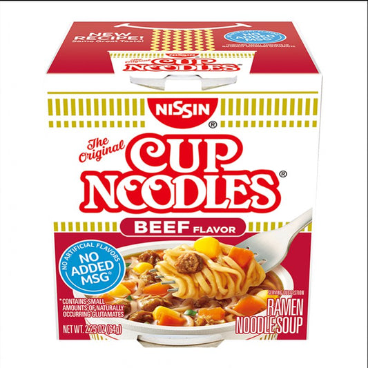 Nissin Cup Noodles Beef Flavour