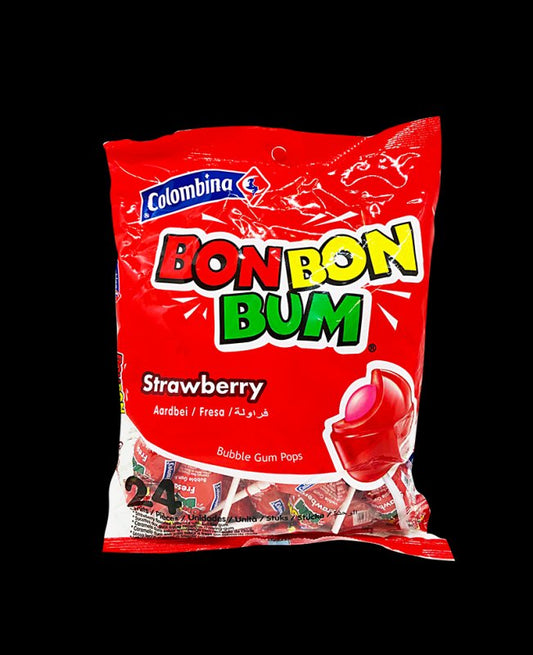 Colombina Bon Bon Strawberry Pack Of 24