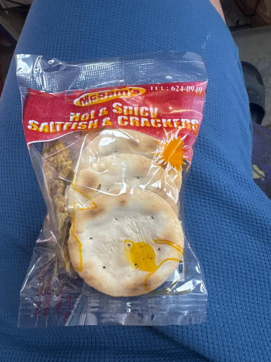 Mcsams Hot & Spicy Saltfish & Crackers