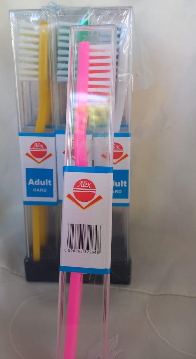 Jamaican Hard Tooth Brush For Adults Pack Of 12