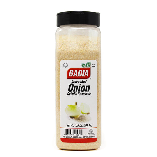Badia Granulated Onion/Cebolla Granulada (1.25lbs) 566.9g