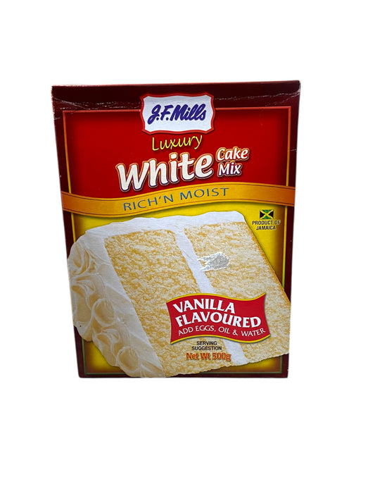 JF Mills White Cake Mix Vanilla Flavoured
