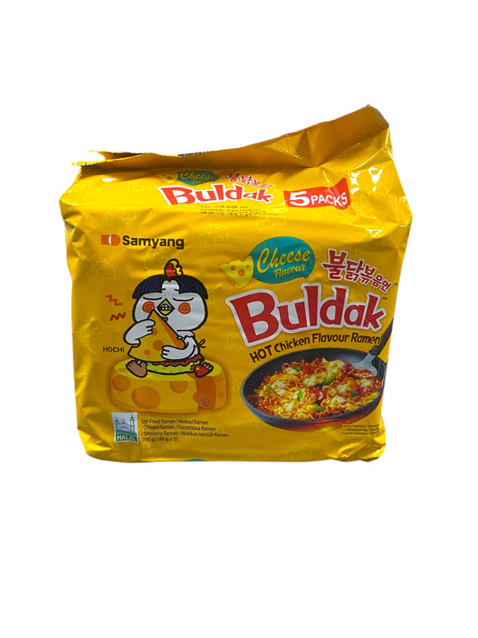 Samyang Buldak Hot Chicken Ramen Cheese Flavour (5 Pack)