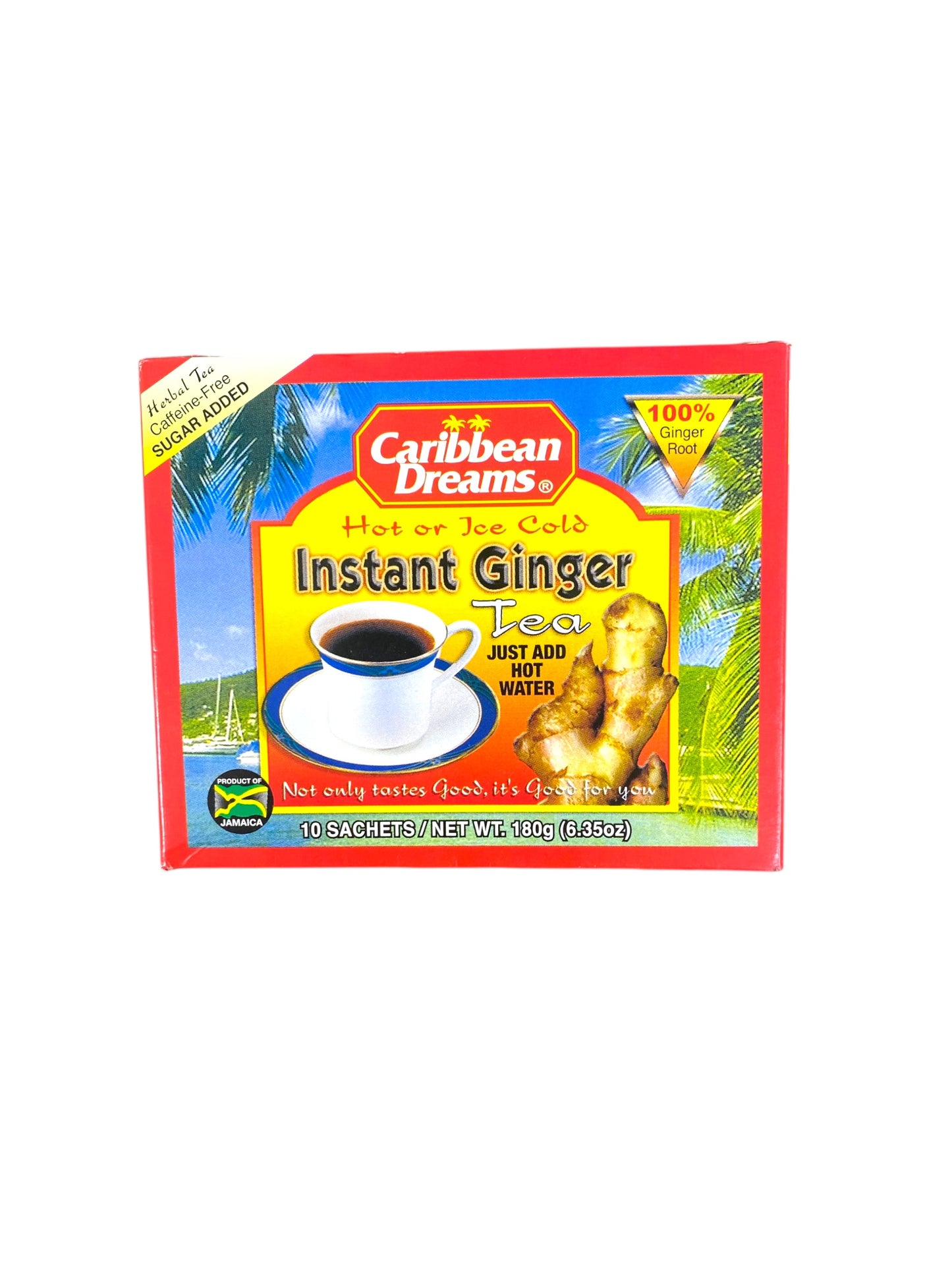 Caribbean Dreams Instant Ginger Tea 10 Sachets (180g)