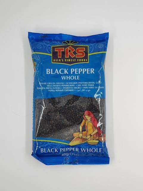 Trs Black Pepper Whole 400g