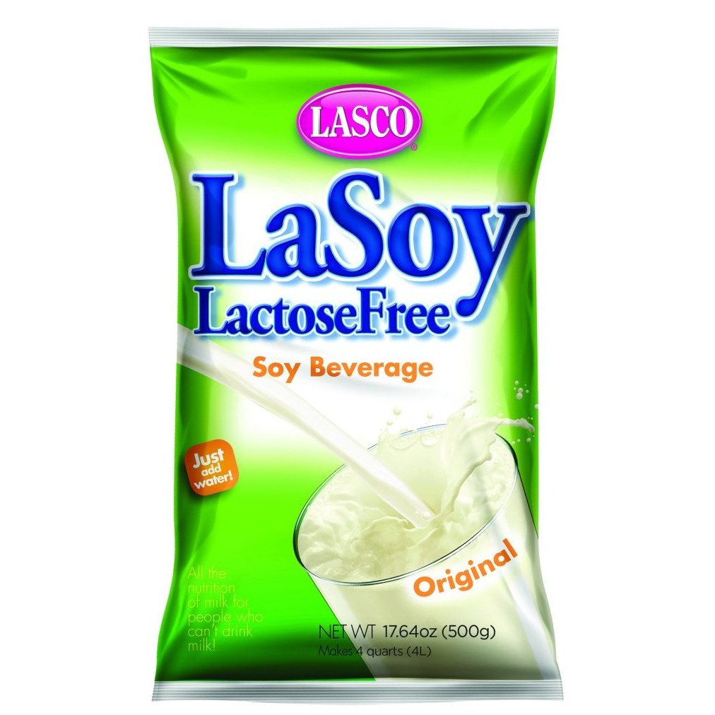 Lasco Lasoy Lactose Free Soy Beverage Original 500g
