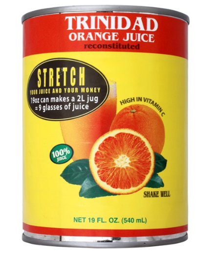 Trinidad Juices Orange/Grapefruit Juice, 19 oz/540 mL