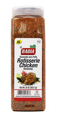 Badia Sazonador De Pollo Rostizado Rotisserie Chicken Badia 623g