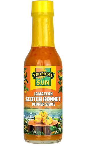 Tropical Sun Jamaican Scotch Bonnet Hot Pepper Sauce