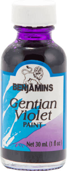 Benjamins Gentian Violet 1% Paint 30ml