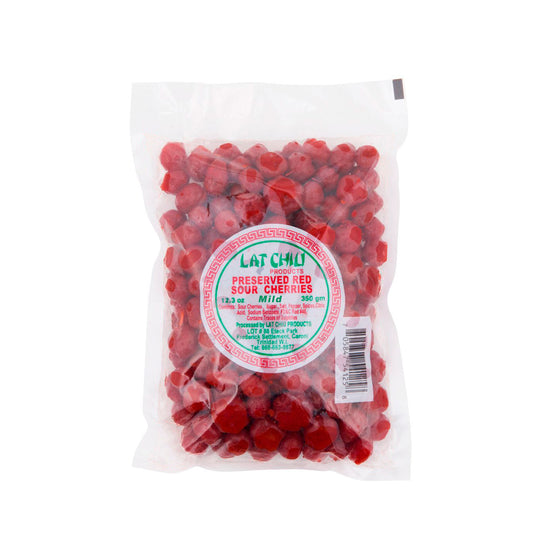 Lat Chiu Preserved Red Sour Cherries Mild 350g