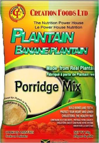 Creation Foods Plantain Porridge Mix 150g