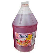 Pings Fruit Punch Syrup  1 Gallon