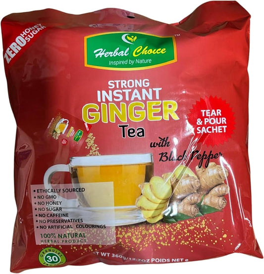 Herbal Choice Strong Instant Ginger Tea With Black Pepper 360g