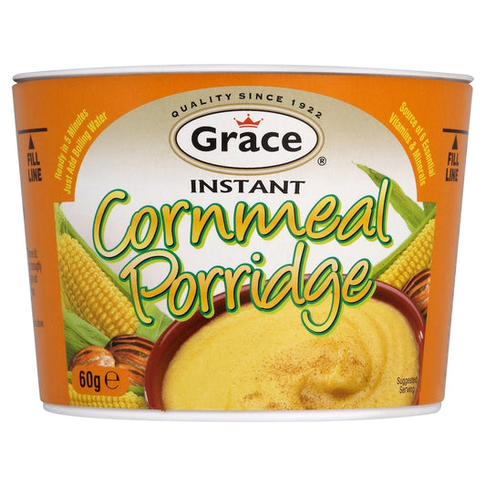 Grace Instant Cornmeal Porridge 60g Case Of 12