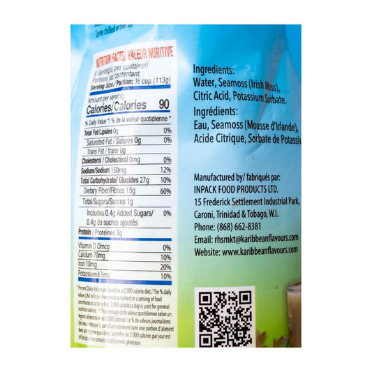 Karibbean Flavours Sea Moss (Irish Moss) Gel 800g