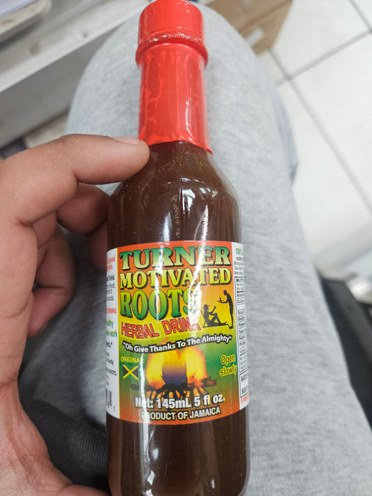 Turned Motivated Roots Herbal Drink